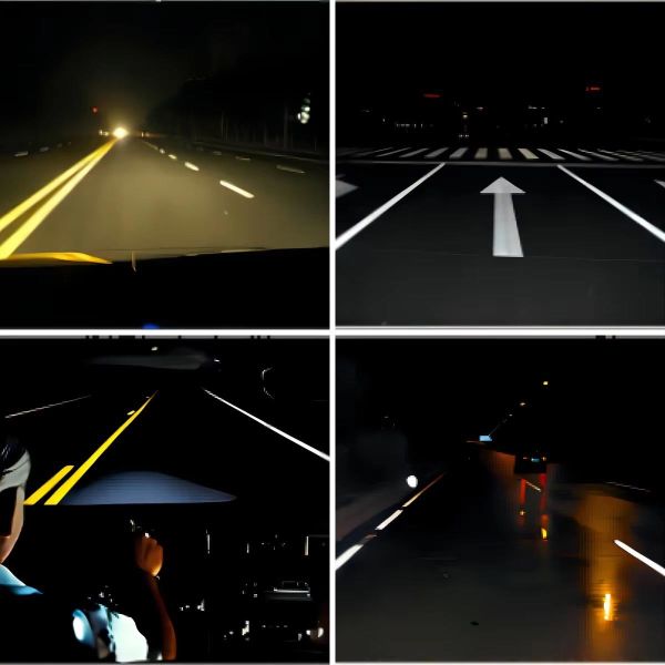 HUA QUN Transparent Road Glass Beads , Reflective Glass Beads For Paint