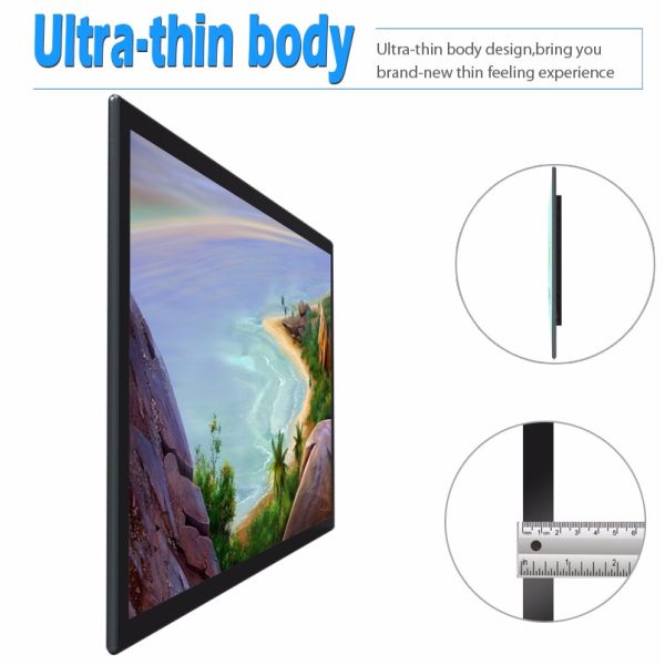 Exposição do Lcd da montagem da parede dos meios de Android apoio de 32 a 84 polegadas multi - línguas