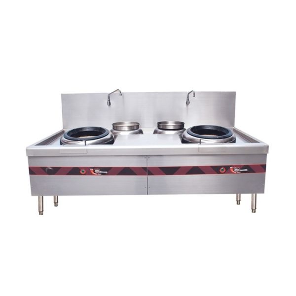 Плита двойной горелки китайская варя/коммерчески плиты газа варя