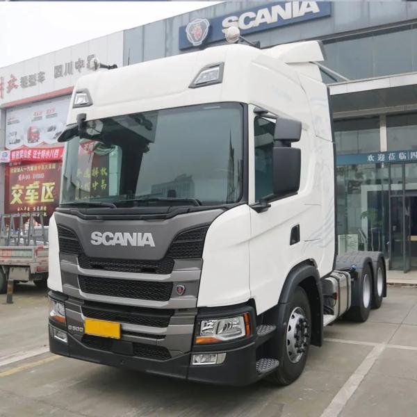 Half a row 2023 Mercedes CNG truck trailer head scan-ia G440 VOL-VO FM10 Sitrak tractor truck 0km used tractor truck