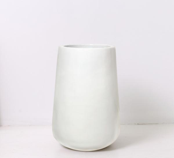 Black White Minimalist Style Artificial Flower Pot Outdoor Decoration