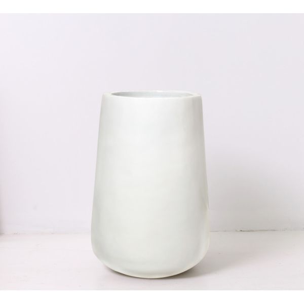 Black White Minimalist Style Artificial Flower Pot Outdoor Decoration