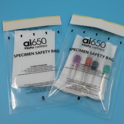 Absorbent Sleeve Transparent Bag Combo For Lab Sample Factories