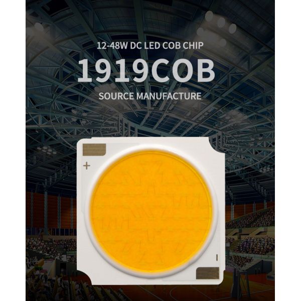1917 COB LED Chip 20W 4000K Natural White 2100-2300lm 44-46V 105lm/W Ra80 120° for Commercial Lighting