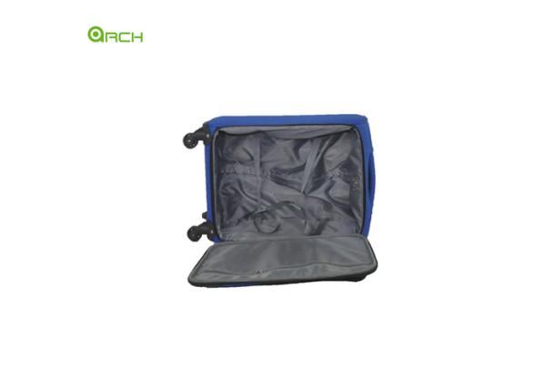 Polyester Tapestry Suitcase Soft Sided Luggage with Spinner Wheels