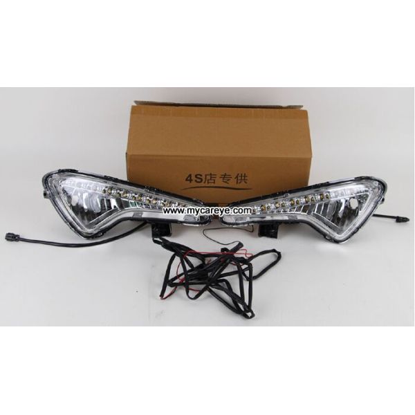 Hyundai Verna 2014 DRL LED Daytime driving Lights daylight for car