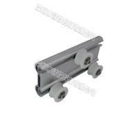 Tres conectores blancos de plata cóncavos de la aleación de aluminio de la polea del resbalador de aluminio