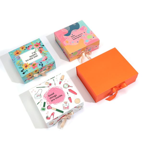 Custom Printed Magnetic Jewelry Packaging Box With Logo Made From Recycled Materials