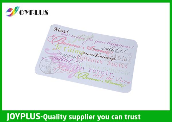 Kitchen Plastic Dining Table Placemats Customized Size / Color Available