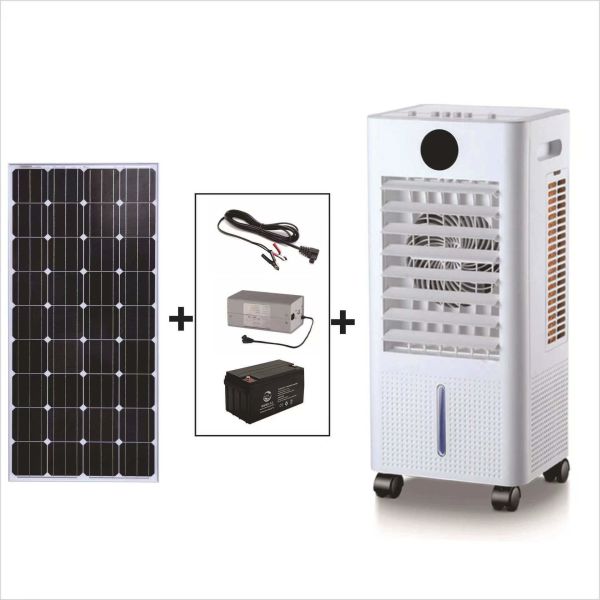 Room Portable 12V/24V Solar Cooler Fan with Evaporative Air Conditioning 515*350*915mm