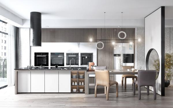 Strength  Durability Metallic Lacquer Kitchen Cabinet Modular Wood  CAD Drawing