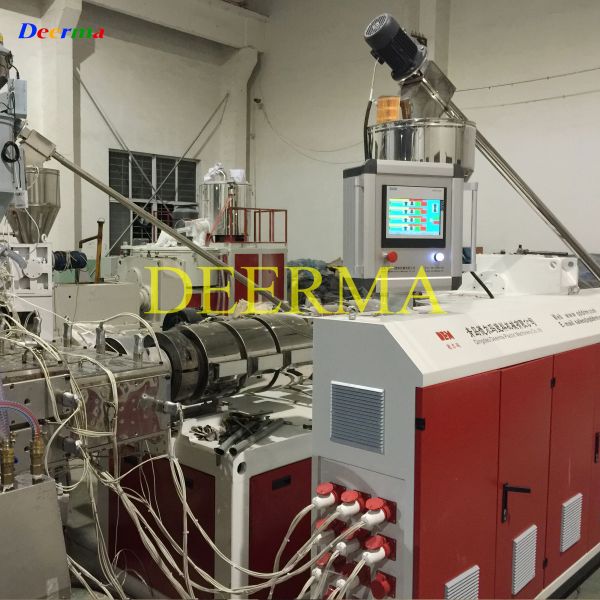 Inverter ABB Frequency Controller PVC Twin Wall Hollow Roof Machine for Construction