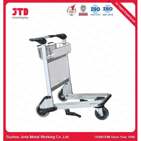 Колесо алюминиевого сплава 3 тормоза руки вагонетки тележки для багажа OEM