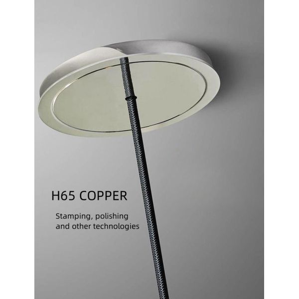 Single Luxury Modern Pendant Light Bedroom Bedside All Copper TV Wall Lamp