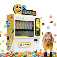 Electric Candy Dispenser Vending Machine Removable Top for Easy Refilling Durable Steel Metal Acrylic Materials