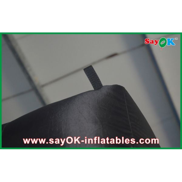 Приведенная будочка фото освещает черный шатер будочки фото 2 дверей открытия раздувной для украшения рождества