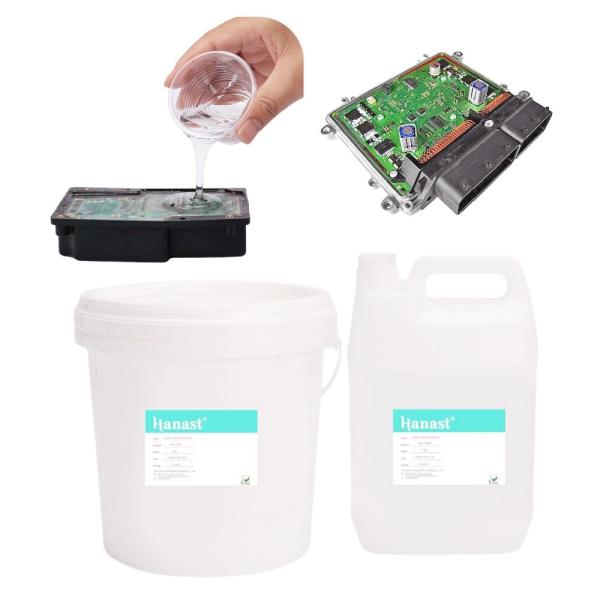 Two Component Epoxy Potting Compound Resin Thermal Conductive Clear Black Liquid