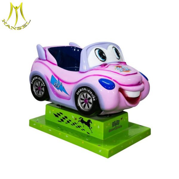 Hansel amusement park kids on ride toy cars rocking electronic swing car