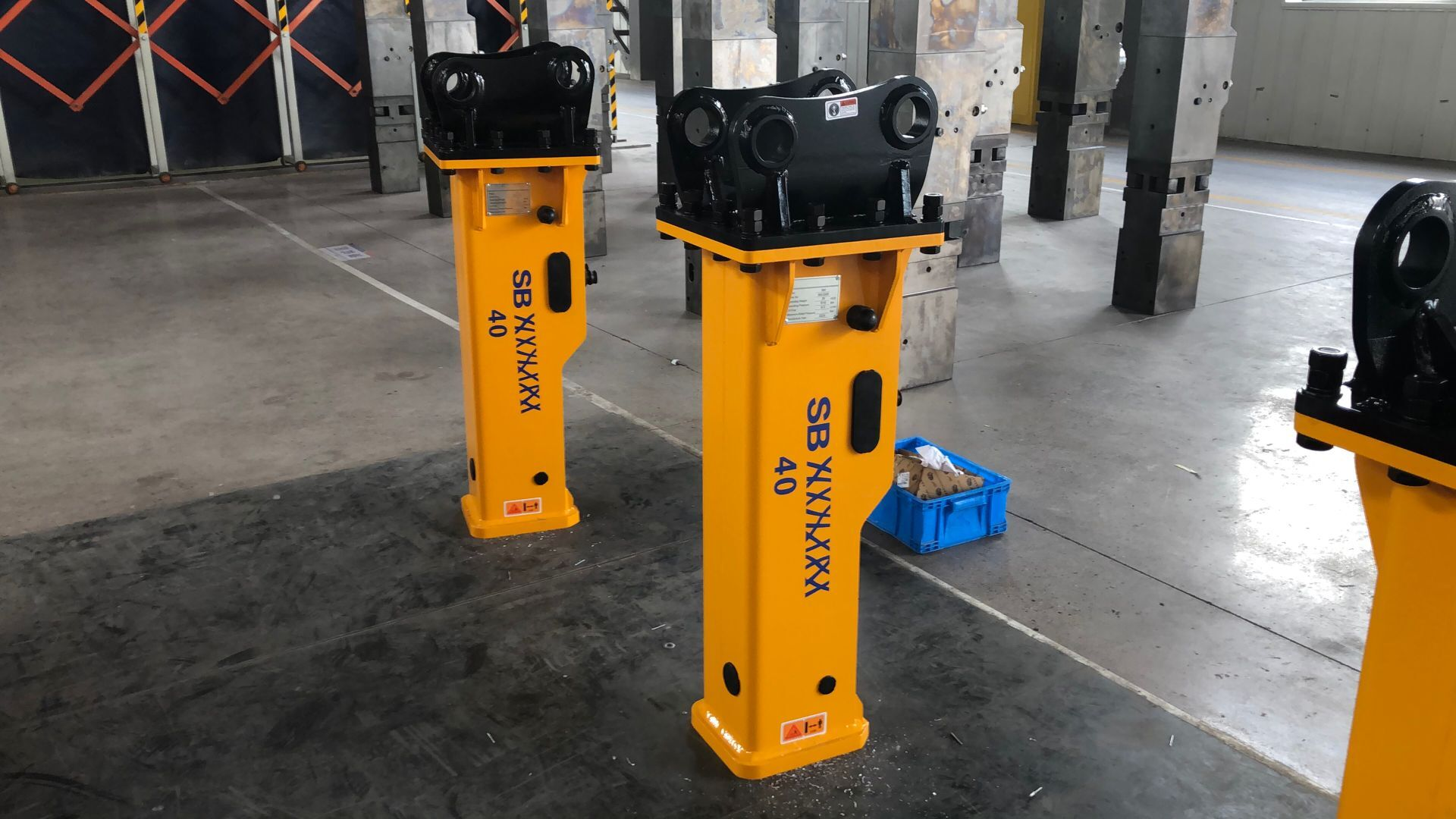 Excavadora de 20 toneladas, rompehielos hidráulicos de tipo caja de roca para la demolición de hormigón