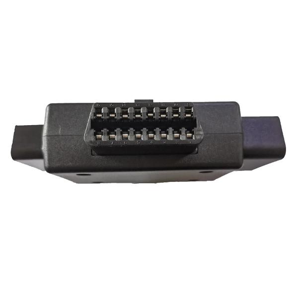 ABS PVC OBD2 Male To Female Adapter Durable Full 16 Pin For Car