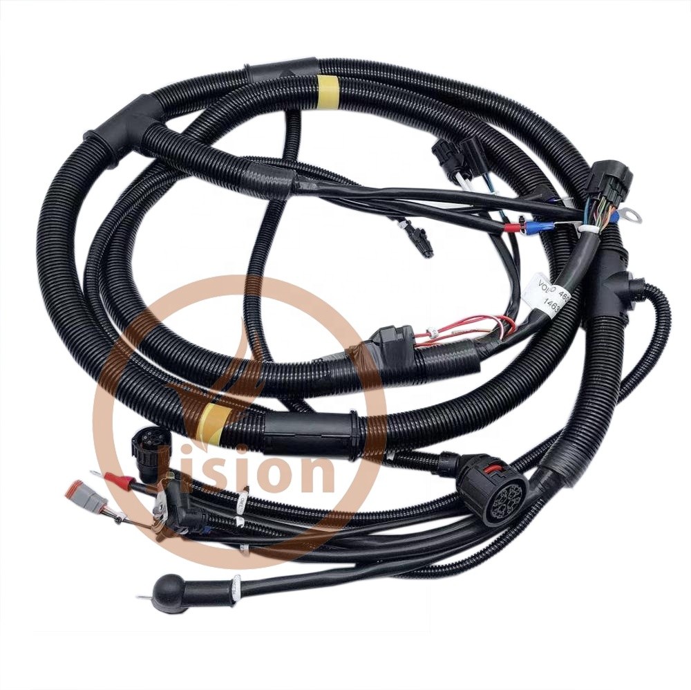 Части землекопа EC460 VOLVO, монтажная схема VOE14630636 двигателя VOLVO D12 14630636