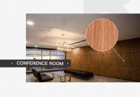 OEM Micro Perforated Acoustic Panels , Acoustic Wood Wall Panels BS476 PART7 Certified