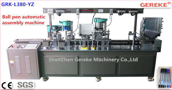 Steel S45C Automatic Ball Pen Assembly Machine 1.5kw With Touch Screen