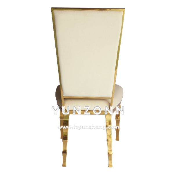 Wholesale Luxury Black Gold Romance Metal Banquet Chairs Unique Wedding Furniture for Hotel Event Dining Party Living Room Hall