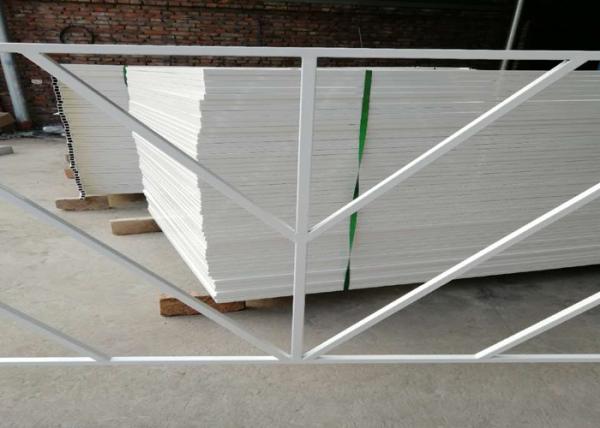 Pvc Coated Crowd Control Barriers Square Tube 25X25MM For Event , 0.7X1.5Meter