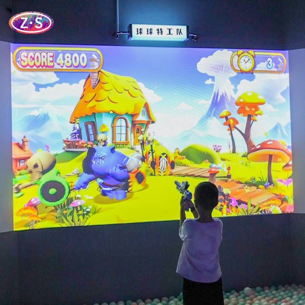 3800 Lumens Dynamic Projector Interactive Wall Games For Entertainment