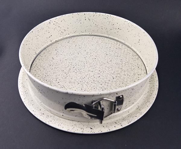 New develop Carbon Steel Marble nonstick Coating Cake Pan Set marble coating