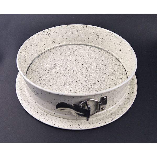 New develop Carbon Steel Marble nonstick Coating Cake Pan Set marble coating