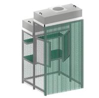 Les processus sensibles choisissent la cabine de salle blanche à flux laminaire avec 99,99% d'efficacité du filtre dans l'usine de fabrication