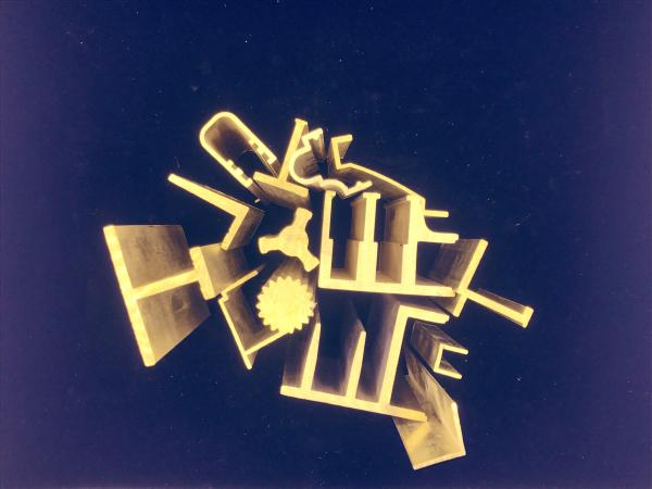 C38000 Decorative Brass Extrusion Profiles Copper Alloy Hardware