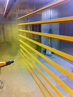 Покрытие порошка трубопровода РАЛ 1005, покрытие порошка утверждения КЭ Кракы поверхностное поли