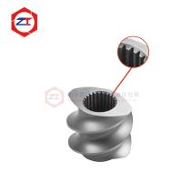 PTFE revêtu de éléments de vis jumelles à faible accumulation de matériau 35-60 mm Conception modulaire Ra 0,4 μM Finition, FDA de qualité alimentaire Optionnelle 35-60 mm Conception modulaire Ra 0,4 μM Finition FDA de qualité alimentaire Optionnelle