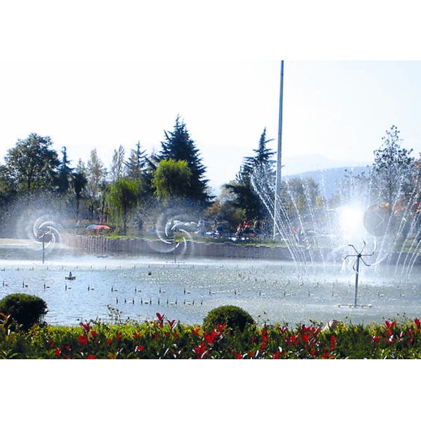 Stainless Steel Rotating Fountain Jet Nozzle Fountain Spray Head Pond Fountain Nozzle