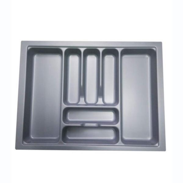 Kitchen Accessories Plastic Cutlery Tray Box Food Grade With Compartments