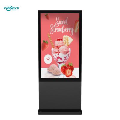 43 дюйма Черные окна Внешний без вентилятора Вертикальный цифровой тотем