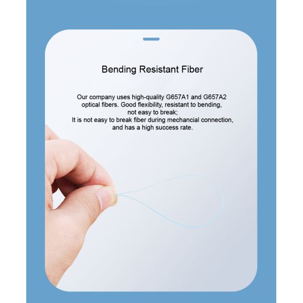 На открытом воздухе само- поддерживая посыльный G657A2 LSZH кабеля падения GJXFCH FTTH FRP стальной