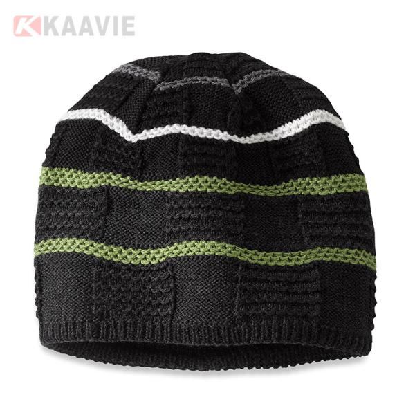 Mixture Color Knit Beanie Hats 100% Acrylic