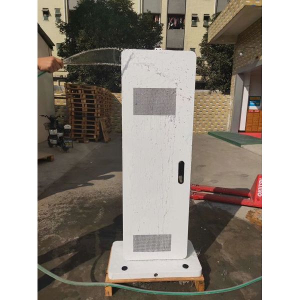 Small Size Outdoor Touch Screen Kiosk For Exhibition Customized Design