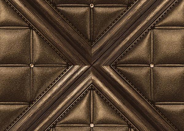 Concise European Style Living Room Wallpaper For Background , OEM Service