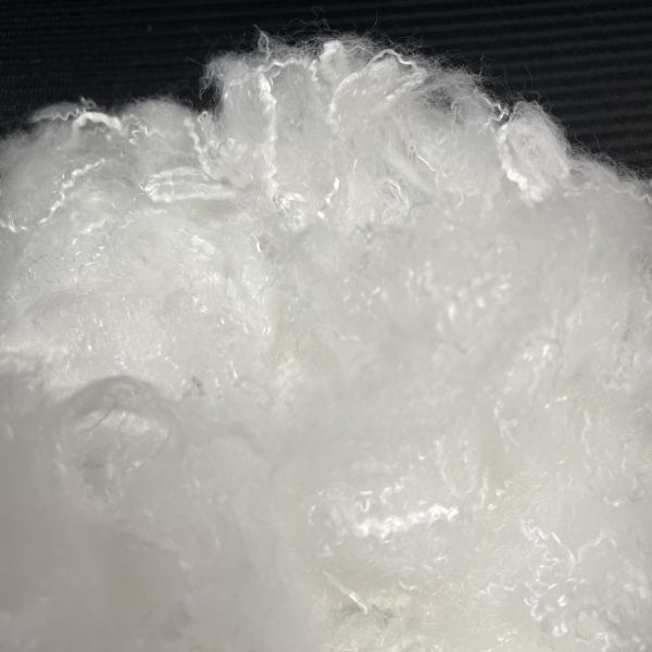 1.5D×32mm High Elastic Fluffy Eco-Friendly Polyester Staple Fiber for Down-Like Imitation Fiber Fill Imitation down fiber