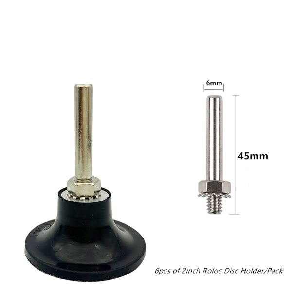 Die Grinder Sanding with 2 Inch Disc Pad Holder and Quick Change Disc Attachments