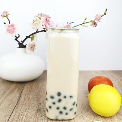 0.5 Liter Food Grade Square Plastic Beverage Cans With Cans Lid