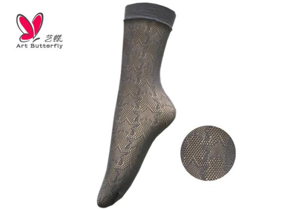 Commercial Knitted Nylon Women'S Fishnet Ankle Socks OEM Service