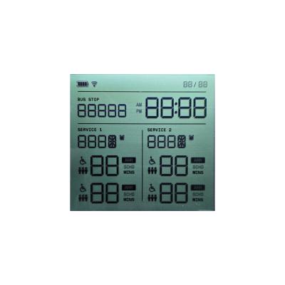 Custom Segment LCD for Vehicle Display RoHS Compliant TN STN FSTN VA Segment LCD Display