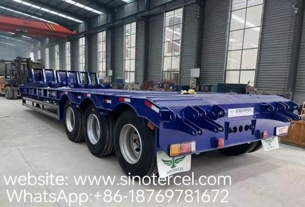 Low Bed Semi Trailer With Mechanical Suspension