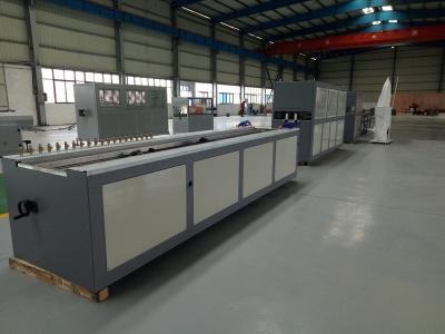 linha da extrusão do perfil do PVC de 300mm com a extrusora de parafuso dobro cônica